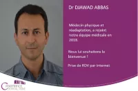 Dr DJAWAD ABBAS, MEDECIN PHYSIQUE ET READAPTATION, A REJOINT NOTRE EQUIPE MEDICAL EN 2018