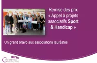 Appel à projets associatifs Sport & Handicap : La remise des prix