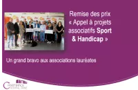 Call for projects from Sport & Disability associations: The awards ceremony